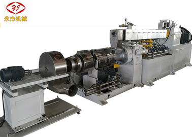 De dubbele Machine van de Stadium Plastic Uitdrijving voor Pvc-Korrels400-500kg/h Capaciteit